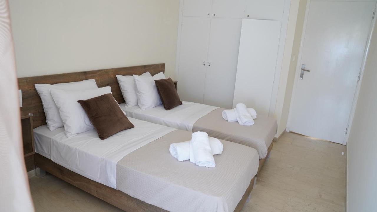 Km Beach View Apartment Chania  Bagian luar foto